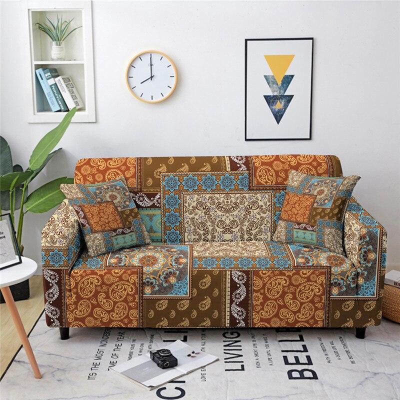 Mandala Elastic Stretch Sofa/Couch Cover - 