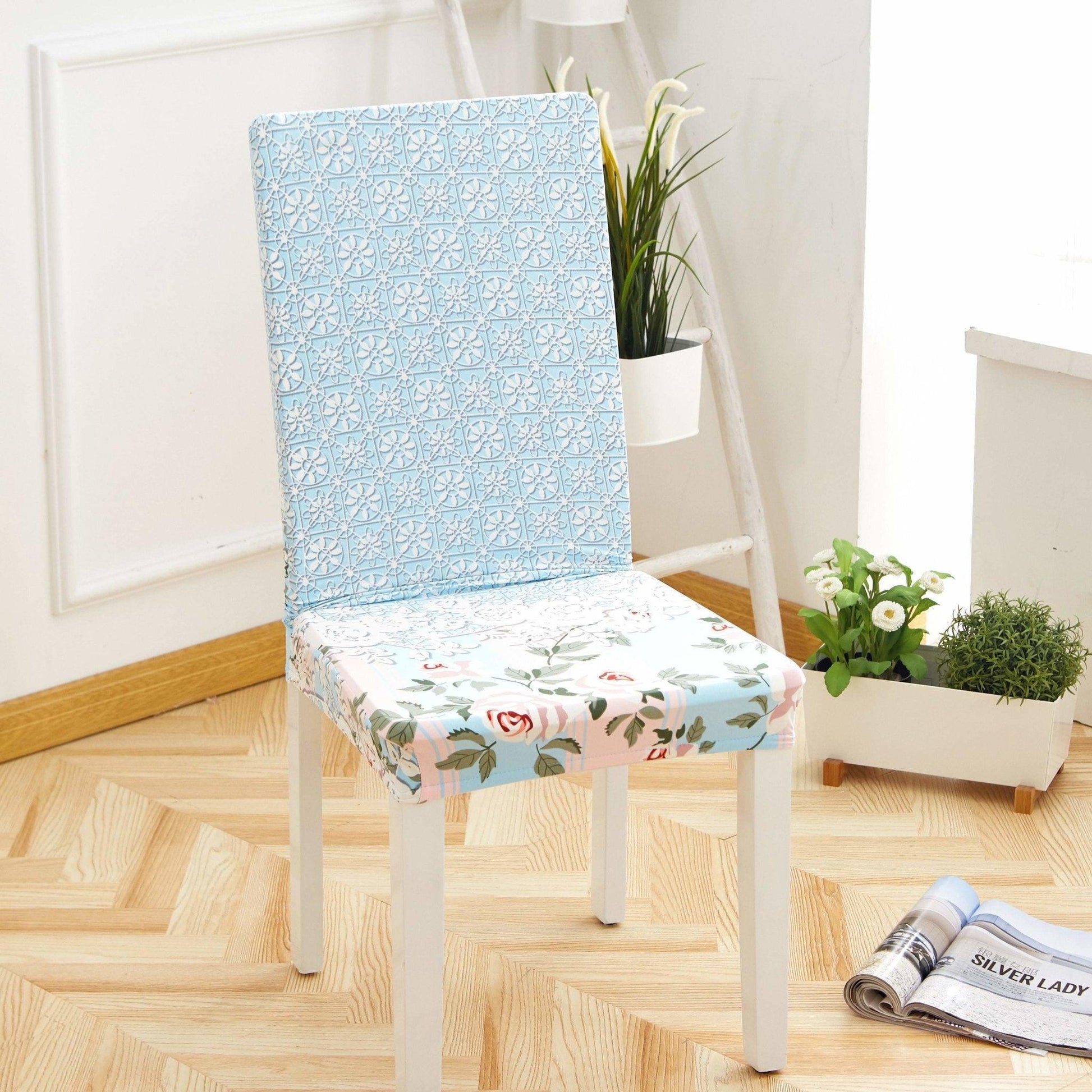 New Style Flower Pattern Chair Covers - 