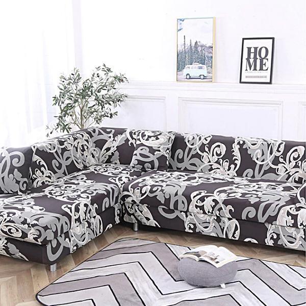 PATTERNED SECTIONAL SOFA COVER - 