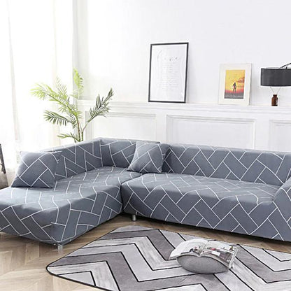 PATTERNED SECTIONAL SOFA COVER - 