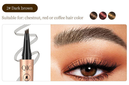 PerfectBrow™ 3D Microblading Eyebrow Tattoo Pencil 4 Fork Tip