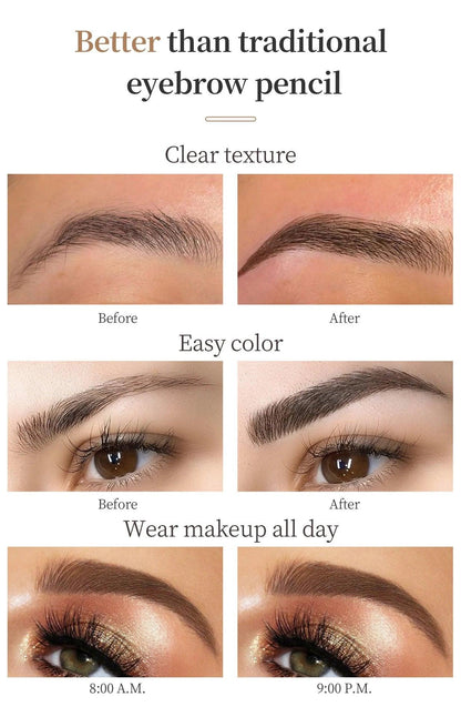 PerfectBrow™ 3D Microblading Eyebrow Tattoo Pencil 4 Fork Tip