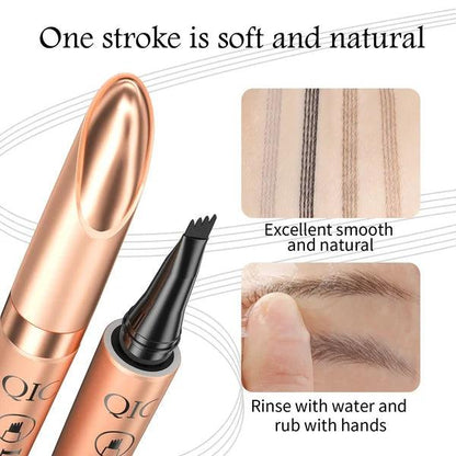 PerfectBrow™ 3D Microblading Eyebrow Tattoo Pencil 4 Fork Tip