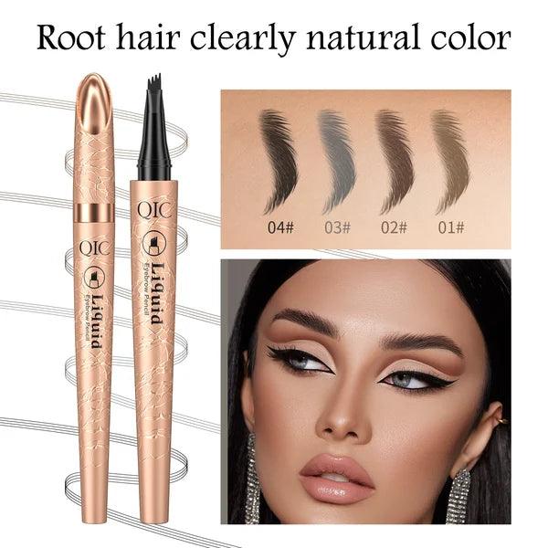 PerfectBrow™ 3D Microblading Eyebrow Tattoo Pencil 4 Fork Tip