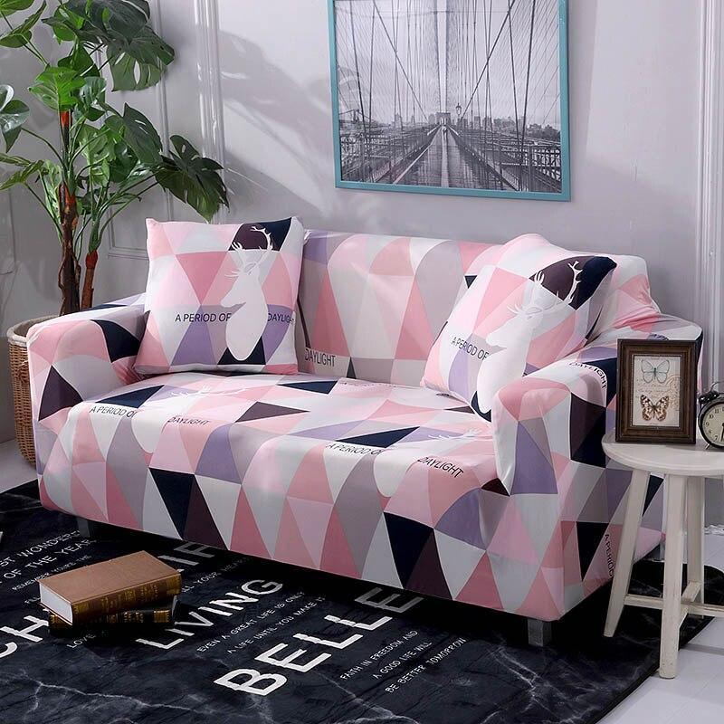 Plaid Sofa Cover Stretch Furniture Cover