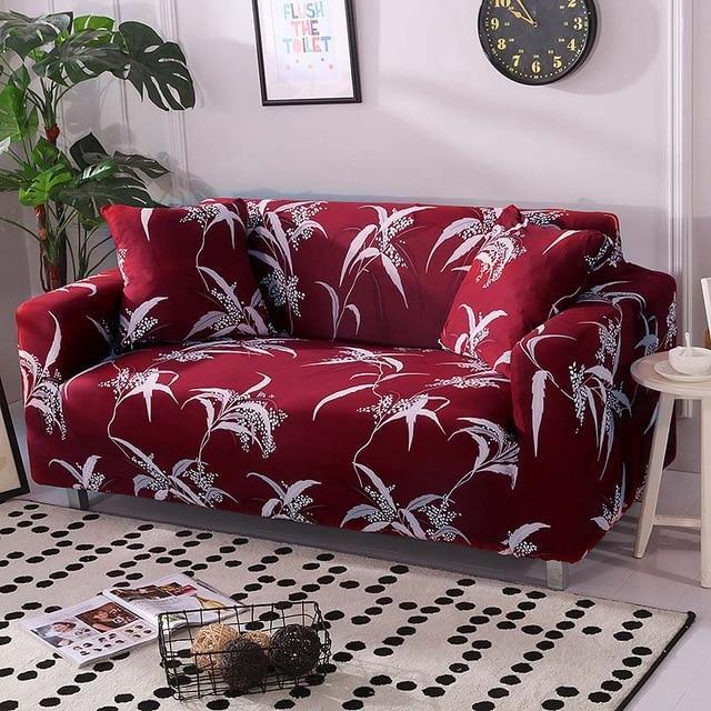 Plaid Sofa Cover Stretch Furniture Cover - 