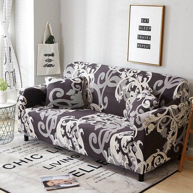 Plaid Sofa Cover Stretch Furniture Cover - 