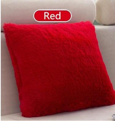 Plush Decorative Throw Pillow Cover - 