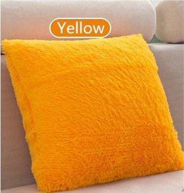 Plush Decorative Throw Pillow Cover - 