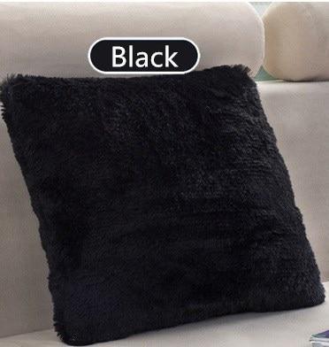 Plush Decorative Throw Pillow Cover - 