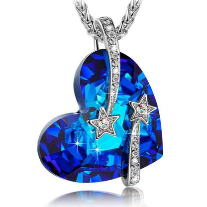 Shooting Stars Crystal Necklace