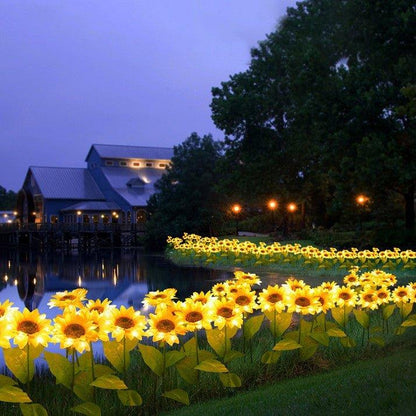 Solar Sunflower Light - 2 Pcs