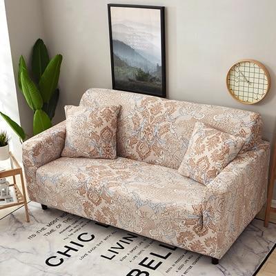 Stretch Slipcovers Sofa Cover For Living Room Slip-resistant Sectional Elastic Couch Cover Sofa Towel Single/Two/Three/Four Seat - 