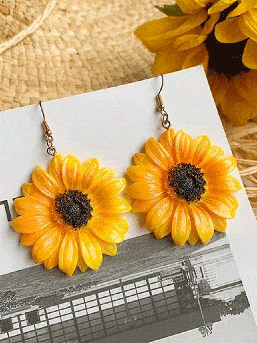 Sunflower Earrings