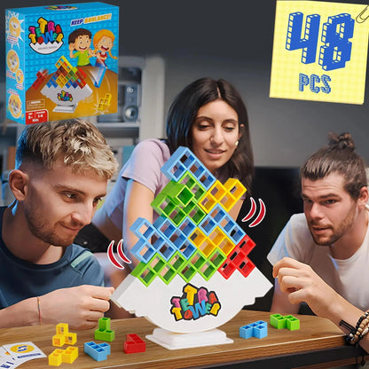 Tetra Tower The Ultimate Team Stacking Game! 🧱 - 