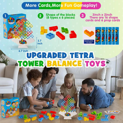 Tetra Tower The Ultimate Team Stacking Game! 🧱