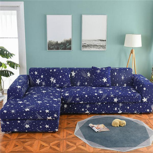 The Super Art Printed Sofa Cover / L Shape - 