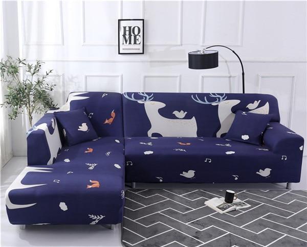 The Super Art Printed Sofa Cover / L Shape - 