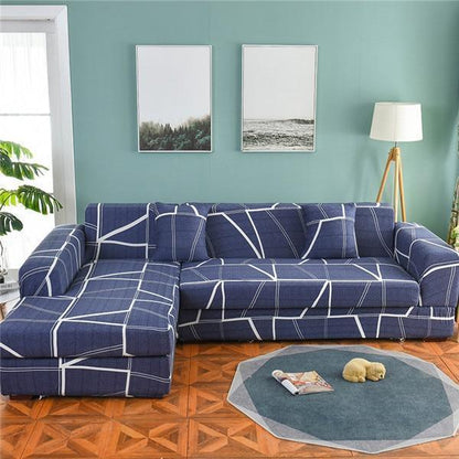 The Super Art Printed Sofa Cover / L Shape - 