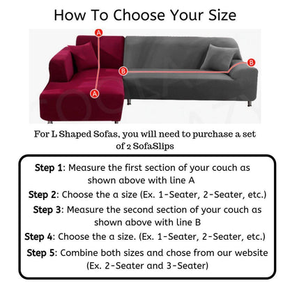 The World's Best Sofa Covers - SlipCovers (For L-Shaped Couches)