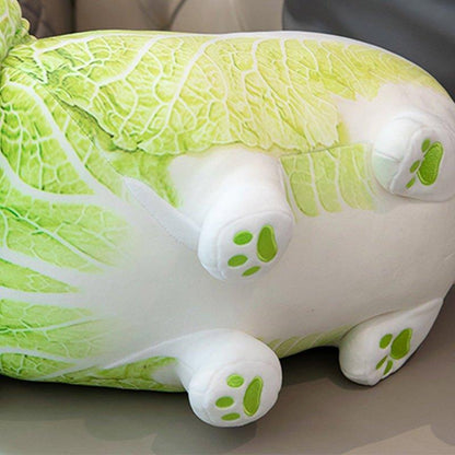 Vegetable Elf Cabbage Dog Pillow Plush Toy