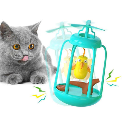 Windmill Tumbler Swing Bird Toy for Cat