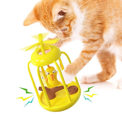 Windmill Tumbler Swing Bird Toy for Cat